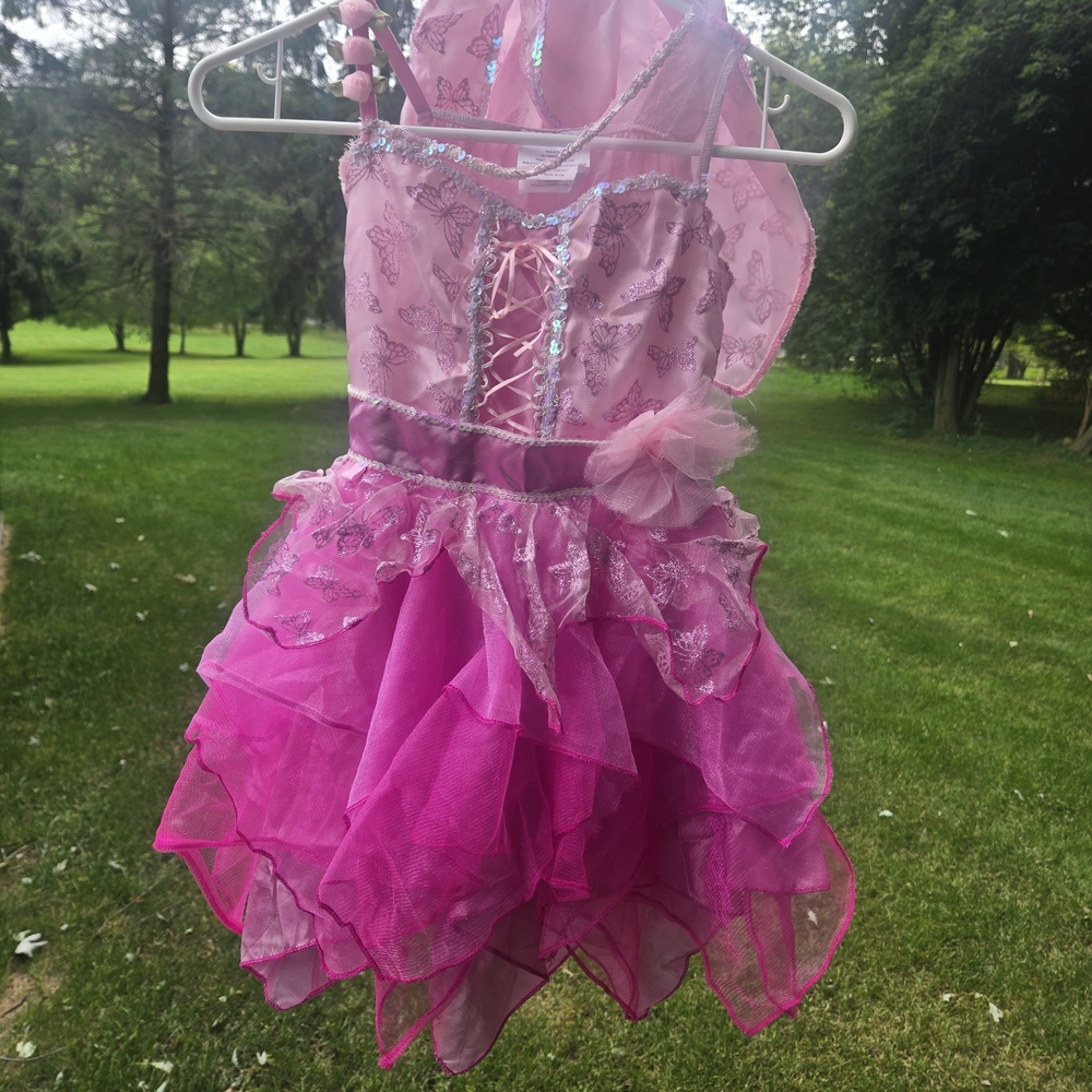 Pink Butterfly Fairy Costume for Kids